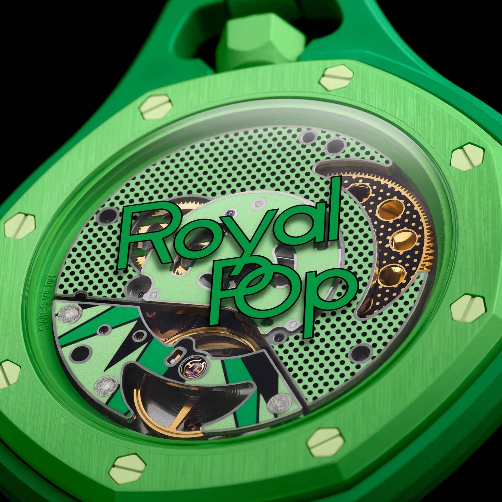 Swatch x Audemars Piguet Royal Pop 'GREEN EIGHT' (SSX03G100N)